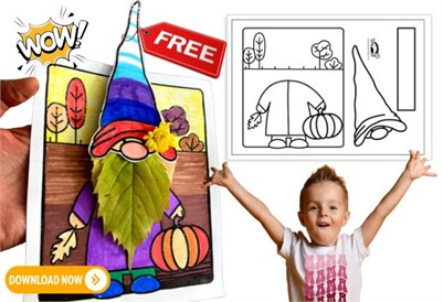 Autumn Gnome Craft | Free Fun For Kids